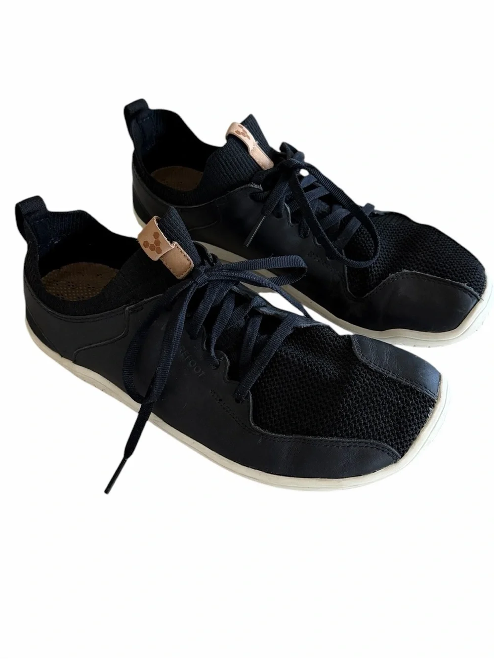 Vivobarefoot Primus Knit and Leather Barefoot Sneakers Vivo barefoot